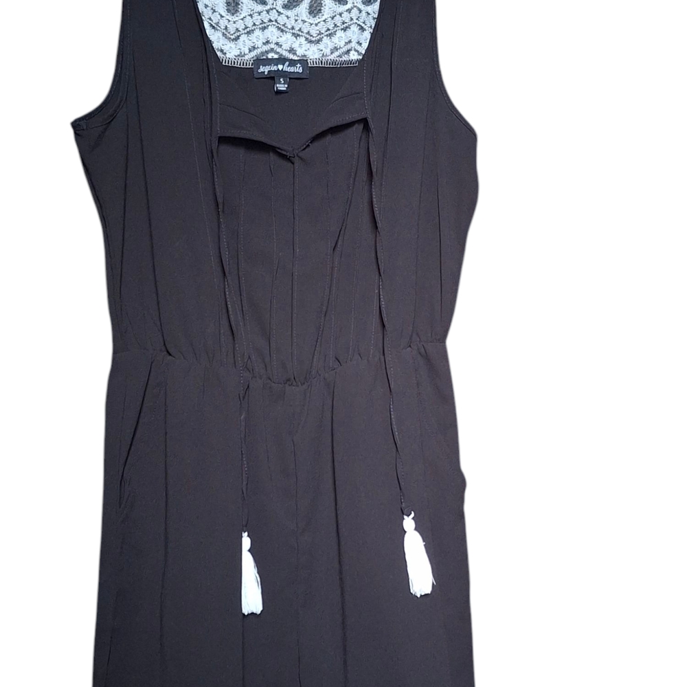 Fashion Nova Beige and Black Top